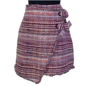 Halogen Tweed Multi-Colored Mini Skirt(Size 2 Petite)